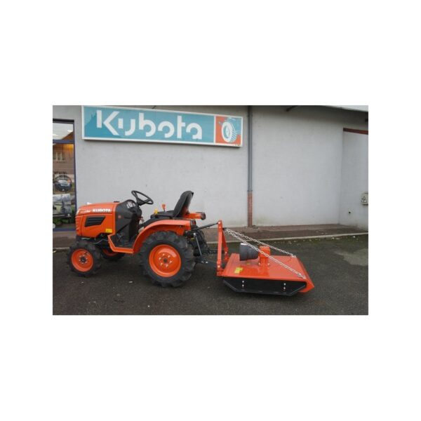 tracteur kubota type b 1620 d avec gyrobroyeur smaf