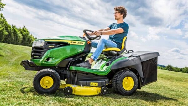 tondeuse autoportée à ramassage john deere x167r – Image 3